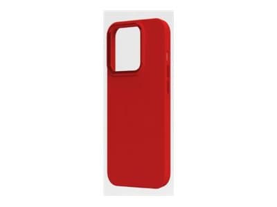Fixed MagFlow - Baksidedeksel for mobiltelefon - MagSafe-samsvar - væskesilikon - rød - for Apple iPhone 15 Plus