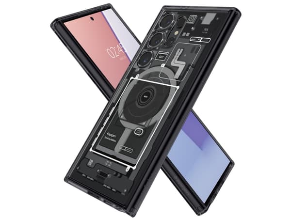 Spigen Ultra Hybrid Zero One, Omslag, Samsung, Galaxy S24 Ultra (2024), 17,3 cm (6.8"), Svart, Grå