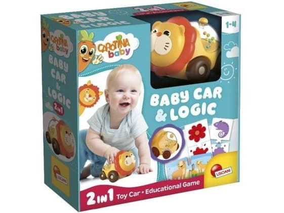 Lisciani Lion bil- och pusselspel - Carotina Baby