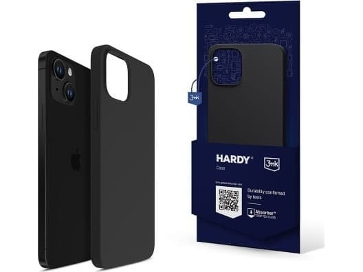3MK Hardy Apple iPhone 15 / 14 / 13 6,1" telefondeksel grå MagSafe