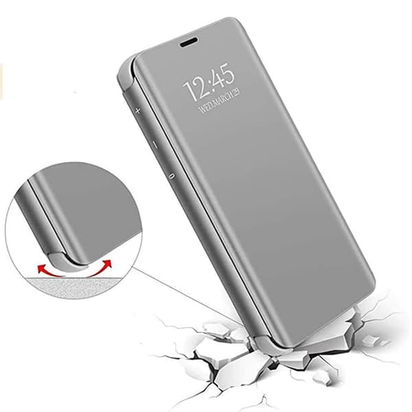 Stilrent Spegelvändande Lyxigt Fodral för Samsung Galaxy S23 FE