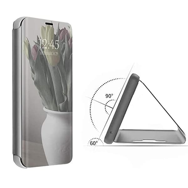 Stilrent Spegelvändande Lyxigt Fodral för Samsung Galaxy S23 FE