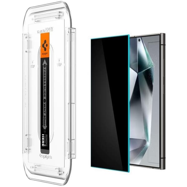 Spigen 2-Pack Galaxy S24 Ultra Härdat Glas Skärmskydd Privacy
