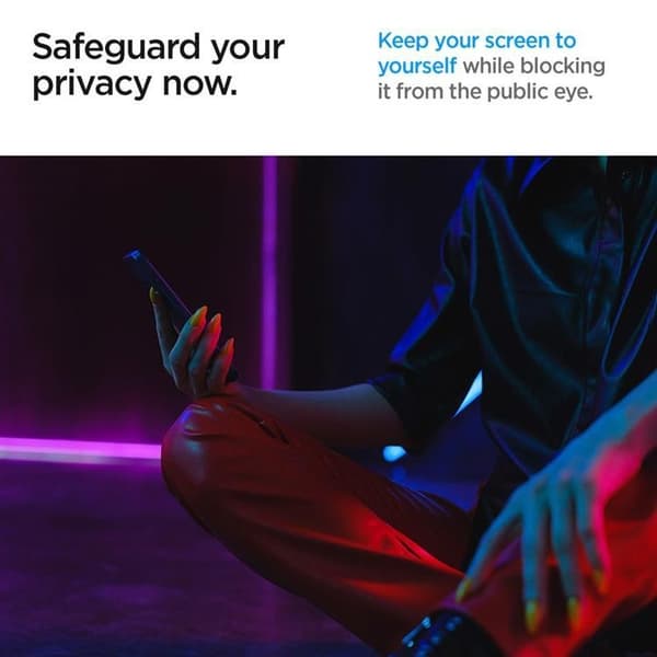 Spigen 2-Pack Galaxy S24 Ultra Härdat Glas Skärmskydd Privacy