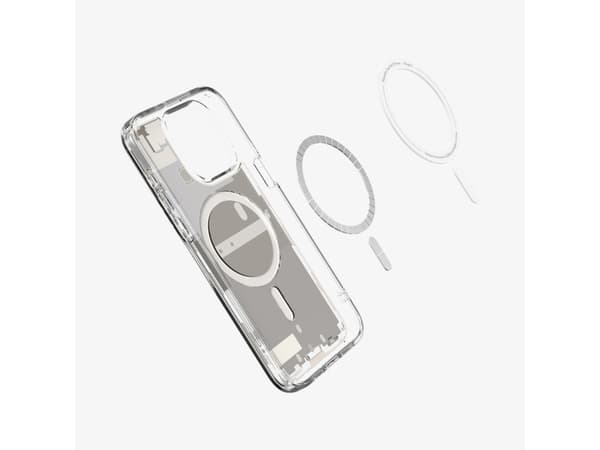 Spigen Ultra Hybrid Zero One (MagFit), Omslag, Apple, iPhone 15 Pro Max, 17 cm (6.7"), Titan