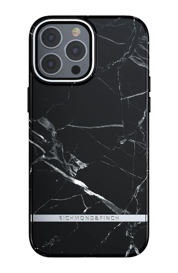 Richmond &amp; Finch iPhone 13 Pro Max Freedom-etui, sort marmor