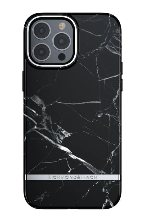 Richmond &amp; Finch iPhone 13 Pro Max Freedom-etui, sort marmor
