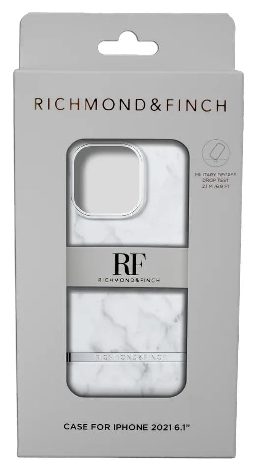 Richmond &amp; Finch iPhone 13 Pro Freedom -kotelo, valkoinen marmori