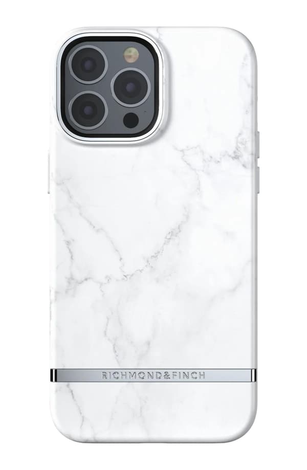 Richmond &amp; Finch iPhone 13 Pro Max Freedom-etui, hvid marmor