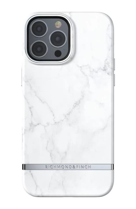 Richmond &amp; Finch iPhone 13 Pro Max Freedom-etui, hvid marmor