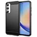 Miniatyrbild 1 av 5: Samsung Galaxy A35 Karbon fiber Texture Skal - Svart