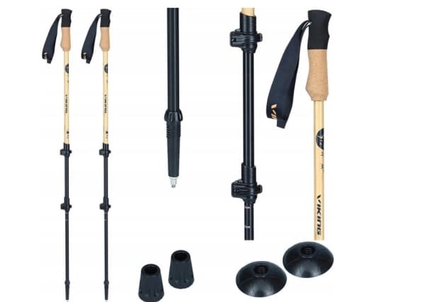 Viking Bamboo Pro kävelysauvat Ruskea 135