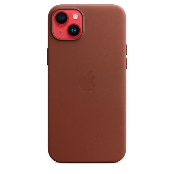 Apple iPhone 14 Plus Läderskal med MagSafe Original - Umber