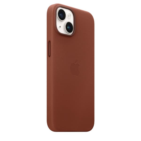 Apple iPhone 14 Plus Läderskal med MagSafe Original - Umber