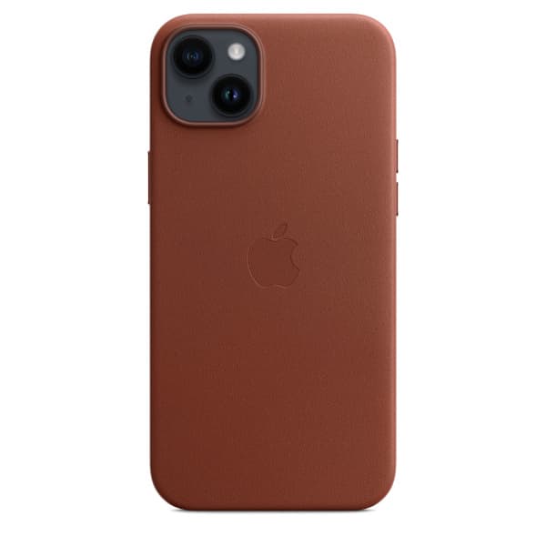 Apple iPhone 14 Plus Läderskal med MagSafe Original - Umber