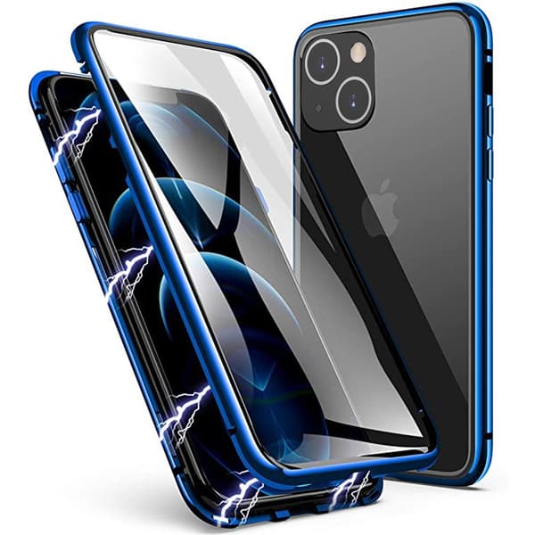 iPhone 15 - Skyddande Magnetiskt Dubbelsidigt Skal