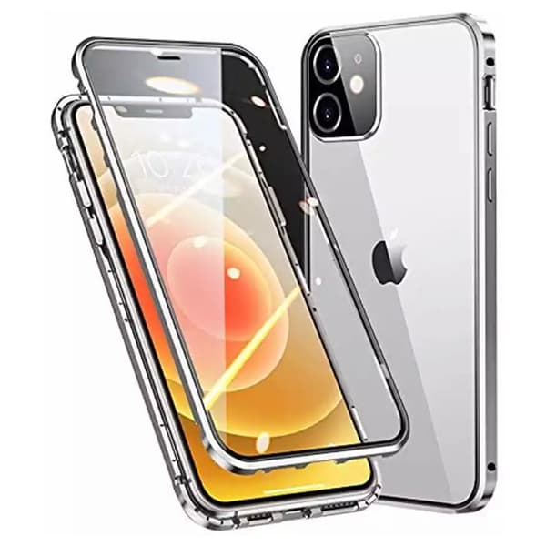iPhone 15 - Skyddande Magnetiskt Dubbelsidigt Skal