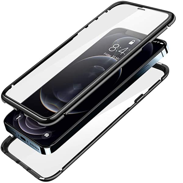 iPhone 15 - Skyddande Magnetiskt Dubbelsidigt Skal