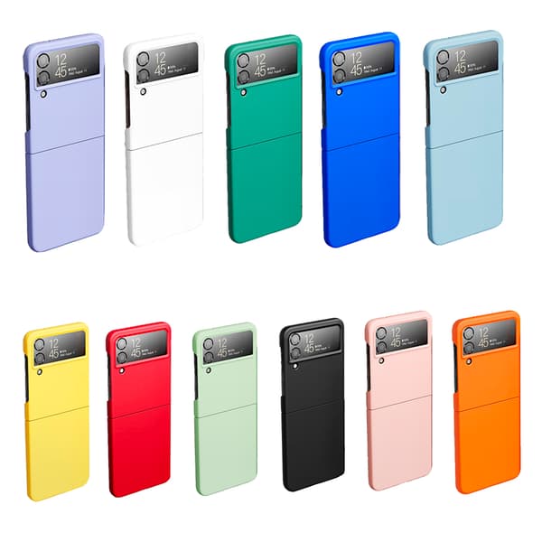 Stötdämpande matt fast PC-skal för Samsung Galaxy Z Flip 4