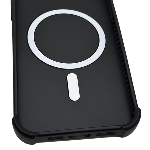 iPhone 15 - Silikonskal med Magnetiskt Stötskydd