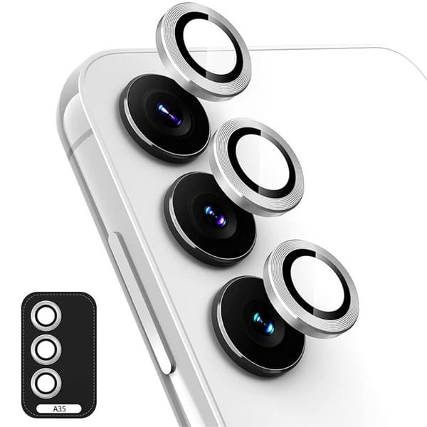 Hat Prince Linsskydd Härdat Glas Samsung Galaxy A35 Silver