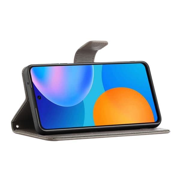 Läderfodral Fjärilar Xiaomi 12T Grå