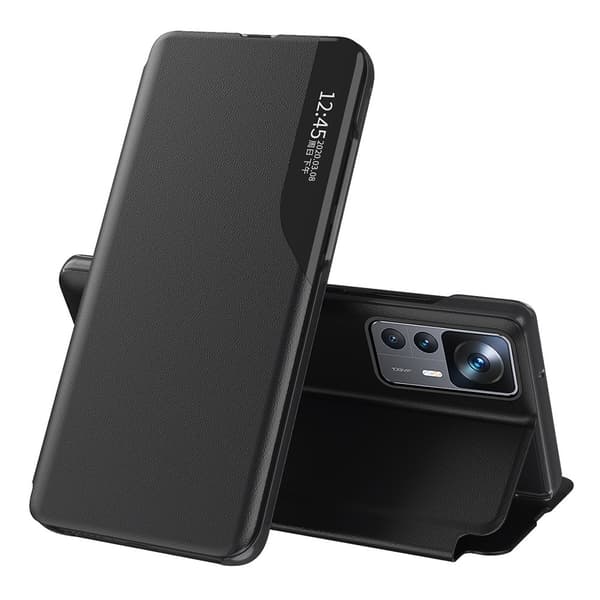 Xiaomi 12T Pro Fodral Med Display Svart