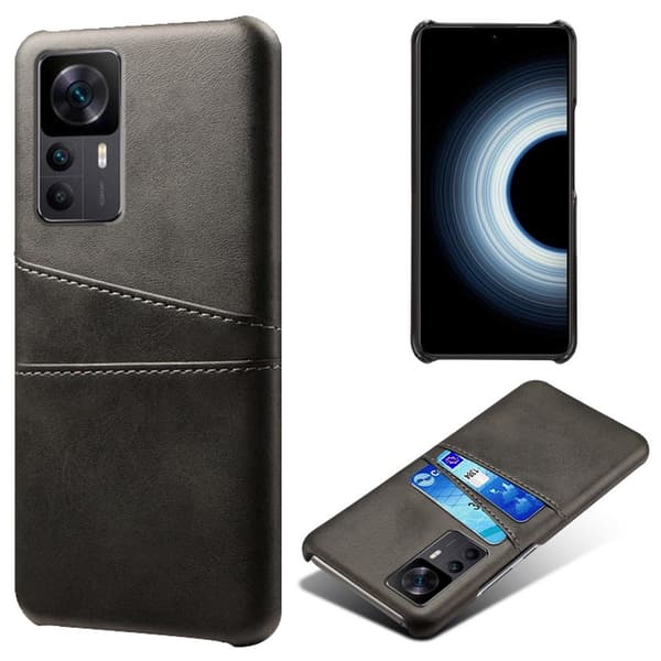 Läderskal Med Kortfack Xiaomi 12T Svart