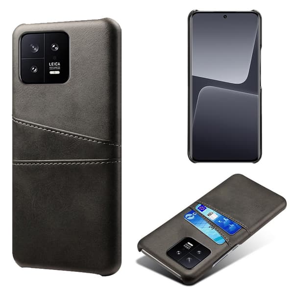 Läderskal Med Kortfack Xiaomi 13 Svart