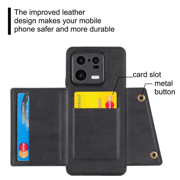 Skal Med Plånbok Xiaomi 13 Svart