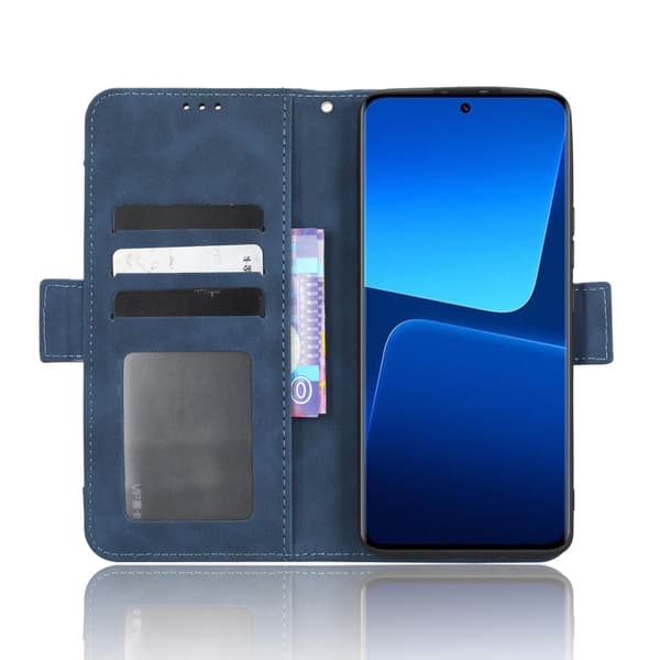 Multi Slot Plånboksfodral Xiaomi 13 Blå