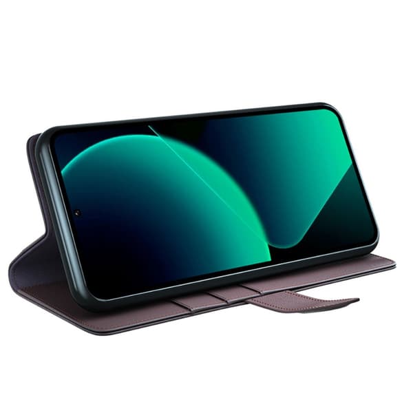 Äkta Läderfodral Xiaomi 13T Pro Brun