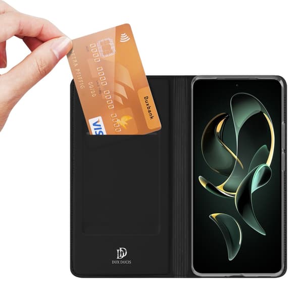 Dux Ducis Skin Pro Läderfodral Xiaomi 13T Svart