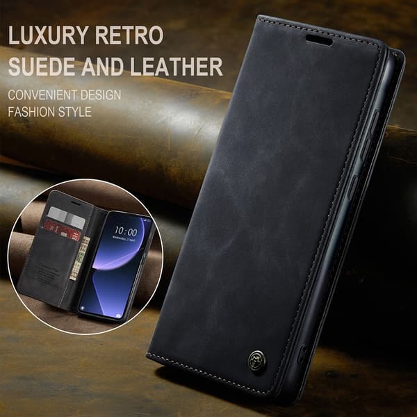 CaseMe Slim Plånboksfodral Xiaomi 13T Svart