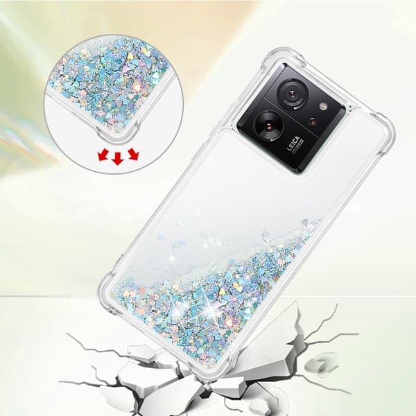 Glitter Bling TPU Case Xiaomi 13T Pro Silver