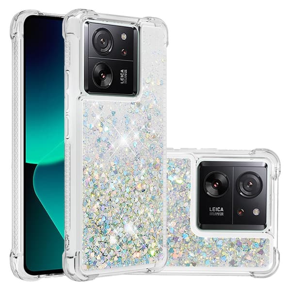 Glitter Bling TPU Case Xiaomi 13T Pro Silver