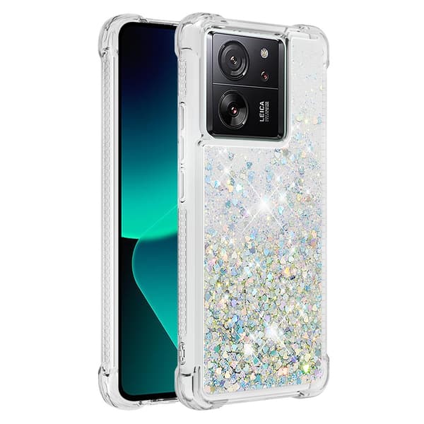 Glitter Bling TPU Case Xiaomi 13T Pro Silver