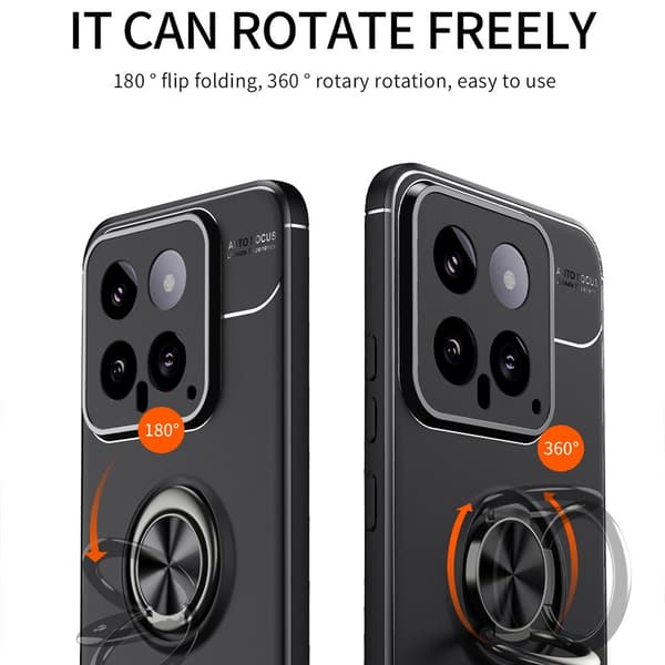 Skal Med Ringhållare Xiaomi 14 Pro Svart