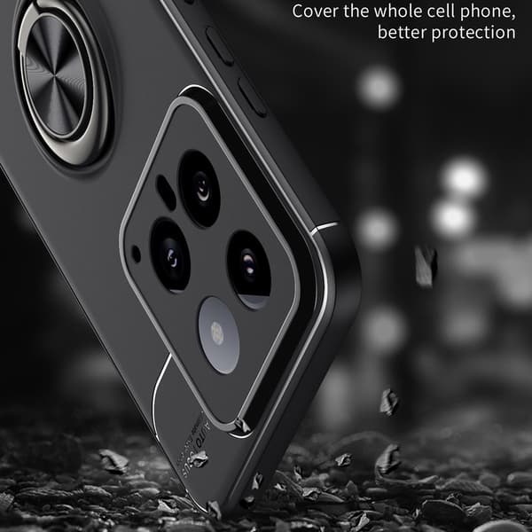 Skal Med Ringhållare Xiaomi 14 Pro Svart