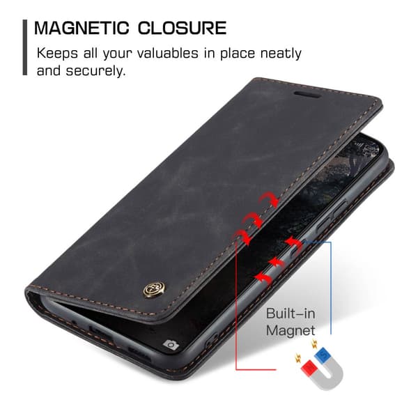 CaseMe Slim Plånboksfodral Xiaomi 14 Svart