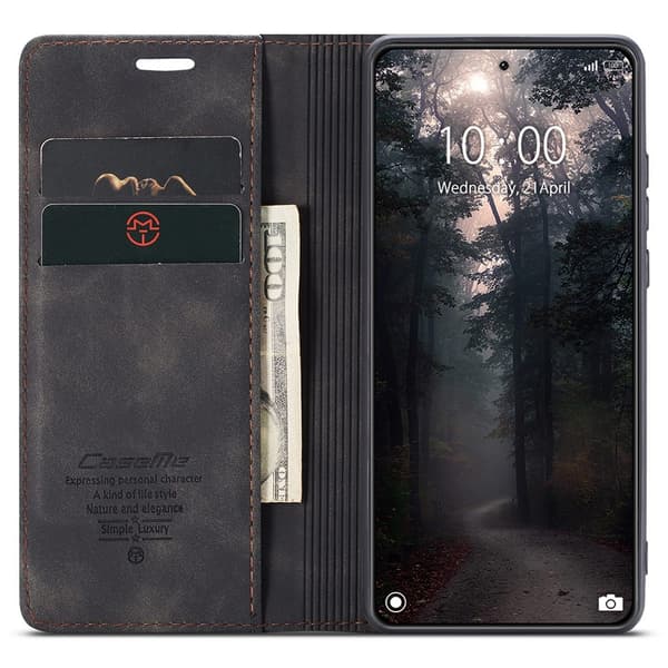 CaseMe Slim Plånboksfodral Xiaomi 14 Svart