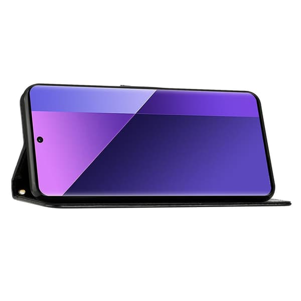 Läderfodral Fjärilar Xiaomi 14 Svart