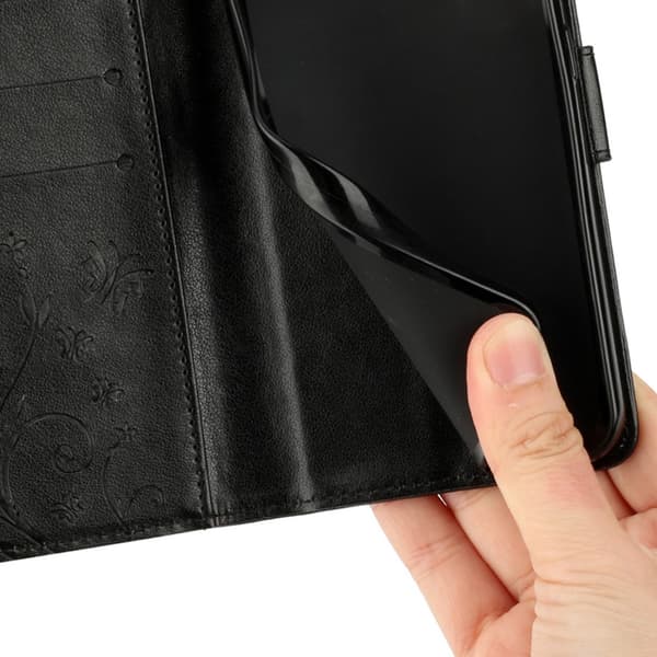 Läderfodral Fjärilar Xiaomi 14 Svart