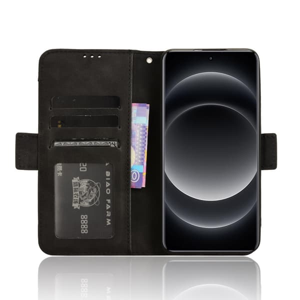 Multi Slot Plånboksfodral Xiaomi 14 Ultra Svart