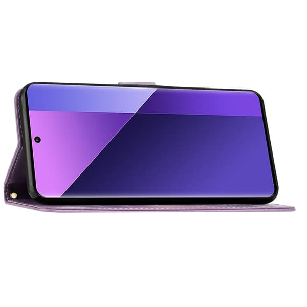 Läderfodral Fjärilar Xiaomi 14 Ultra Lila