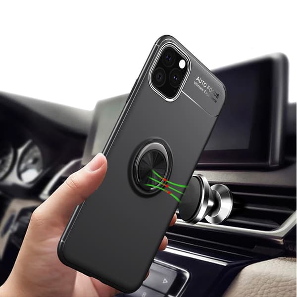 Skal Med Ringhållare iPhone 11 Svart
