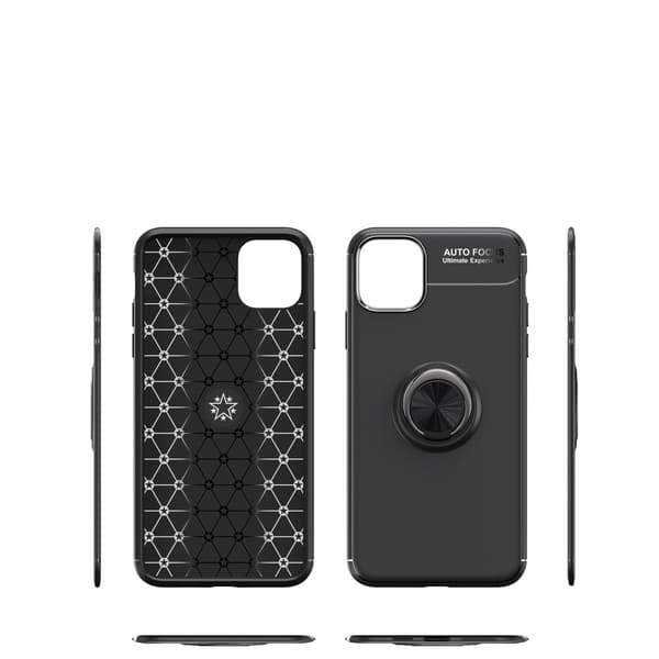 Skal Med Ringhållare iPhone 11 Svart