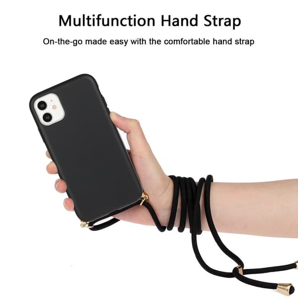 iPhone 11 Skal Halsband Svart