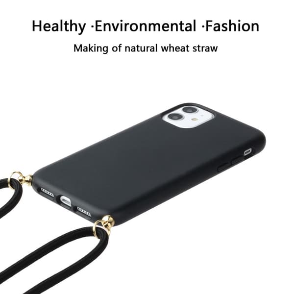 iPhone 11 Skal Halsband Svart
