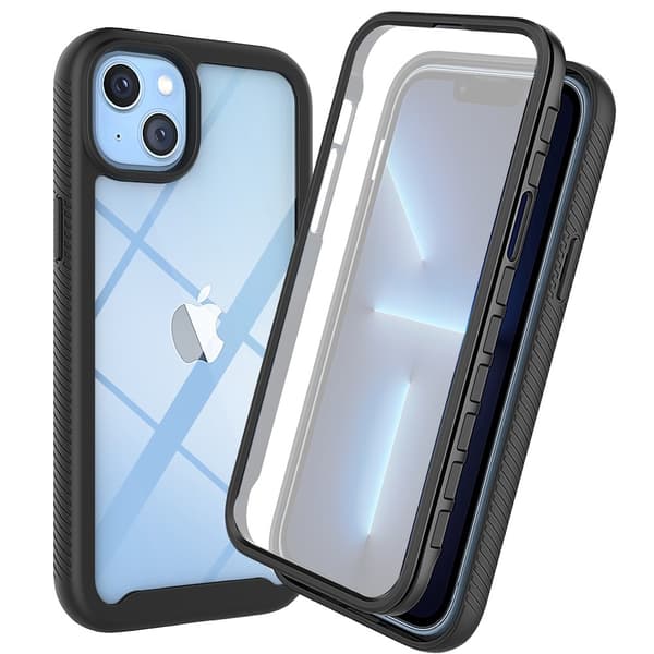 360 Full Cover Edge Case iPhone 13 Black